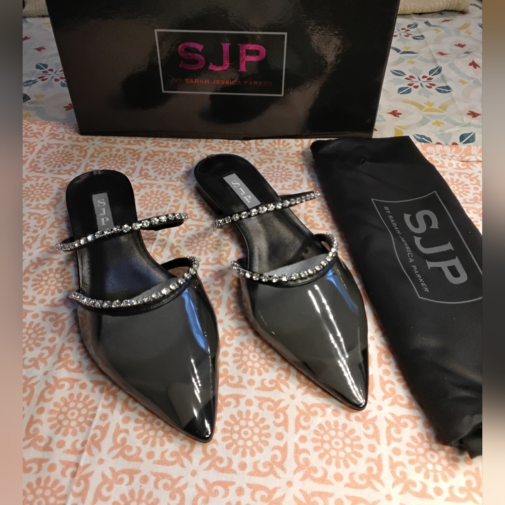 Black Women's Shoes with Arrival """SJP"""